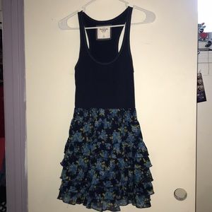 Blue dress /floral